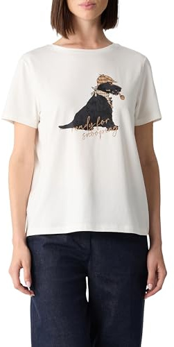 Comma T-Shirt im Relaxed Fit mit Frontprint | London