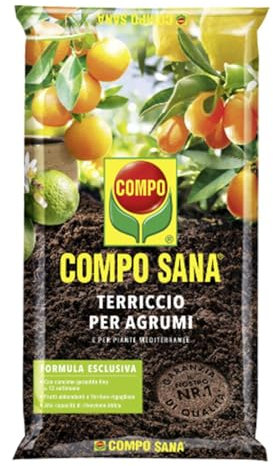 La zappa Terriccio substrato professionale per Agrumi concimato e sterilizzato (50 Lt)