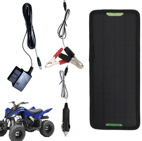 HEUPERTERE DE BATTERDES SOLAIRS 12V - MOTOROCLE RV Car, Kit d'étanche de Chargement de 5W à 5W | Installation Easy Solar Charger RV Car Batter