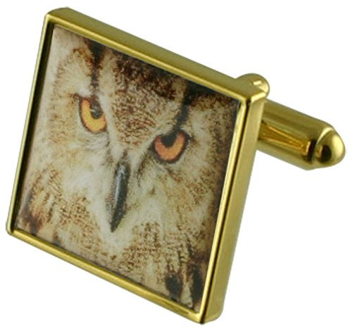 Select Gifts Eule gold Manschettenknöpfe Wählen Sie Geschenke Beutel