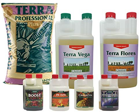 Pack CANNA Terra Professional Plus 50 litres + engrais et boosters