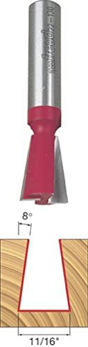 Freud 22-130 11/16-Inch Diameter 8-Degree Dovetail Router Bit with 1/2-Inch Shank