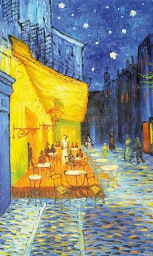 Vlies Fototapete CAFÉTERASSE VON VINCENT VAN GOGH 150 x 250 cm | Vliestapete - Wandtapete inklusive Kleister | PREMIUM VLIES QUALITÄT