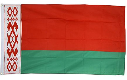 Flaggenfritze Fahne/Flagge Weißrussland (Belarus) + gratis Sticker