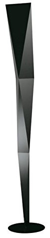 Vertigo - Lampada a stelo in alluminio, altezza: 194 cm, 3000 K, 2900 lm, colore: Nero