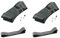BISOMO Felgenband & Schlauch Set, 4-teilig, Maße 2,25 x 17, Für Moped und Mofa, Hercules, Zündapp, Honda, Camino, KTM, Einfache Montage, Schwarz