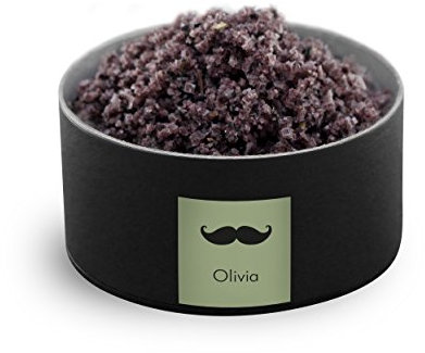 Monsieur Gourmet Salzmischung Olivia (Fleur de Sel elegant kombiniert mit schwarzen Oliven und mediterranen Kräutern)