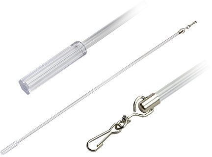 JalousieCrew 1 Stück Schleuderstab 5 mm Durchmesser Farbe Weiss (125 cm)