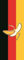 U24 Fahne Flagge Bananenrepublik Deutschland im Hochformat Premiumqualität 80 x 200 cm