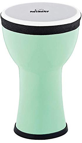 Nino Percussion Elements Mini Djembe - Kleines Musikinstrument für Kinder ab 3 Jahren - Durchmesser 6 Zoll - Kunststoff, Türkis (NINO-EMDJ-SF)