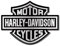 labelbike - Autocollant 3D Résine Logo EMBLÈME pour Réservoir Moto Compatible avec Harley Davidson - Mesure 9,5x7 cm
