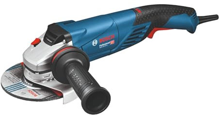 Bosch Professional Winkelschleifer GWS 18-125 SL (1800 Watt, Scheiben-Ø125mm, Leerlaufdrehzahl: 2800 – 12000 min-1, inkl. Aufnahmeflansch, Spannmutter, Schutzhaube, Zweilochschlüssel, Zusatzhandgriff)