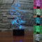 KINGCOO 3D Optical Illusion Lampe LED Nachtlichter, 7 Farben ändern Touch LED Lampe Romantische Atmosphäre für Haus Dekoration Hochzeit Geburtstag Weihnachten Valentine Geschenk (Skateboard Junge)
