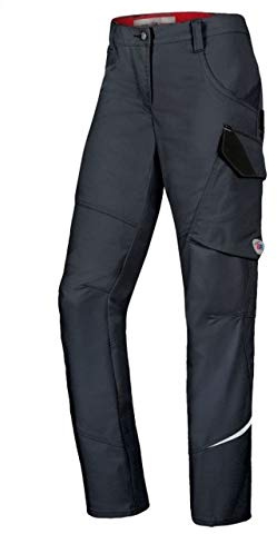 BP 1981-570-56 Schmale Arbeitshose für Damen - Schlanke Silhouette - Stretchmaterial - Elastischer Bund - 65% Polyester, 35% Baumwolle - Normale Passform - Größe: 54n - Farbe: anthrazit
