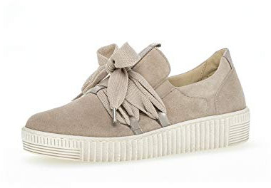 Gabor Waltz Womens Casual Trainers 39.5 Silk Suede/Muschel
