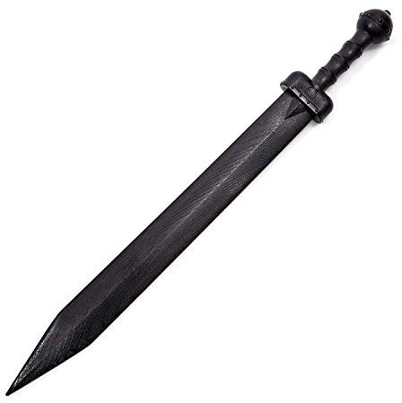 Romano Artes Marciales Negro Polipropileno Plástico Gladius Entrenamiento Espada - V4