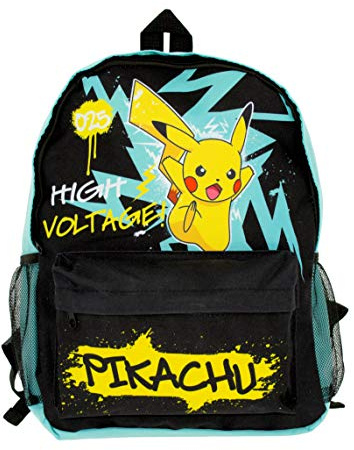 Blueprint Collections Pokemon Backpack | Kids School Bag | Pikachu Rucksack | Large Back-to-School Backpack for Boys & Girls | Pokemon Stationery & Gifts