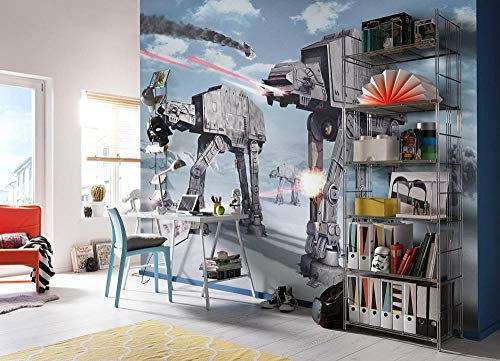XiuTaiLtd Fototapete STAR WARS BATTLE OF HOTH Tapete, Wand, Dekoration, Wandbelag, Wandbild, Wanddeko, Darth Vaders druppen, Rebellen Alianz -200x140 CM