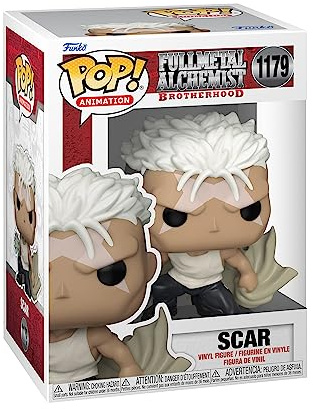 Funko Pop! Animation: FMA: B - Scar - Full Metal Alchemist: Brotherhood - Vinyl-Sammelfigur - Geschenkidee - Offizielle Handelswaren - Spielzeug Für Kinder und Erwachsene - Anime Fans