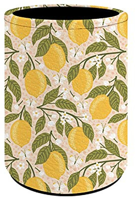 Kuiaobaty Pot à crayons - Jaune citron - Organiseur de bureau - Fournitures de bureau