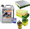 QR-PARTS 69370313 Filter Set Inspektionspaket 5 Liter Motoröl Top Tec 4200 5W-30 MANN-FILTER Innenraumfilter Luftfilter Ölfilter