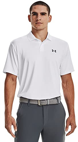 Under Armour Mens Short-Sleeve Polos Ua Performance 3.0 Polo, Wht, 1377374-100, XS