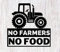no Farmers Food 15 cm Trecker Landwirt Bauer Aufkleber Autoaufkleber Freie Farbwahl Profi Qualität