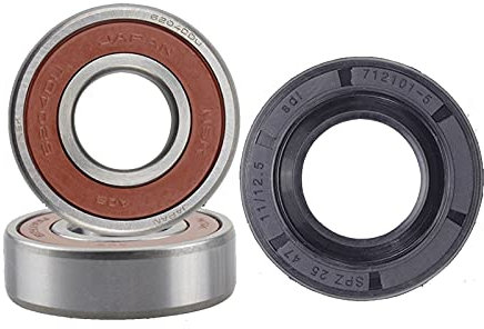 Greendhat Austauschbare Teile - Waschmaschinenteile Wellendichtring und Lager 6203 6204 SPZ25 47 11/12.5 Waschmaschinenzubehör