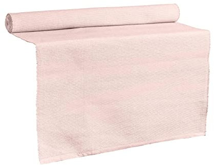 Nicola Spring Cotton Fabric Placemat - Baby Pink - Pack of 1-45 x 34.5cm - Heat Resistant Washable Dinner Mats Kitchen Dining Table Place Mats Dinner Table Setting Linen
