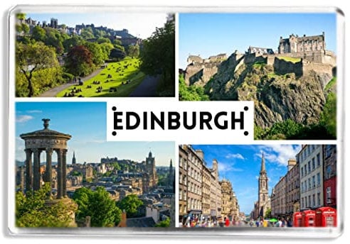 Edinburgh - Scotland - Souvenir Tourist Fridge Magnet - Novelty Keepsake Gift