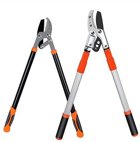 Teleskop-Amboss-Astschere, Gartenschere, Äste, Obstbäume, Schere, dicke Äste, arbeitssparende Gartengeräte, skalierbar
