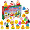 Fukamou Gummi Enten Adventskalender 2023, Adventskalender Kinder Quitsche Enten, 24 Weihnachten Quietscheenten Enten Für 1 2 3 4 5 6 7 8 9 10 12 JahreJungen Mädchen Adventskalender