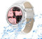 Smartwatch Damen Herren IP68 Wasserdicht Fitnessuhr Sportuhr Bluetooth-Anrufe mit 1.36''Touchscreen Herzfrequenz-Schlafmonitor 7 Tage Lange Akkulaufze Itmehrfach Sportmodi,für Android IOS Silber