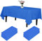 Newthinking Einweg Party Tischdecken, Rechteckig, 137 x 274 cm, 4 Stück, Kunststoff-Tischdecke für Party, Hochzeit, Grillen,Picknick, Weihnachten (Dunkelblau)