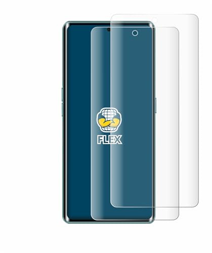 BROTECT Schutzfolie für Cubot X90 | 2 Stück Transparenter Displayschutz Made in Germany Klare Full-Screen Folie Full-Cover 3D Curved Montage Kit