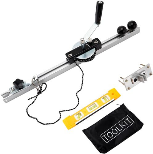 Racewill Kit de treuil pour tronçonneuse avec treuil et système d'ancrage à bras de levier, adapté pour les scies portables, les petites machines à bûches, améliore l'efficacité du fraisage,