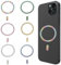 6er-Pack Universal Magnet Ring Aufkleber, Mag-Safe Aufkleber, Kompatibel mit Magsafe Ring Aufkleber, Mag-Safe Magnet Mag-Safe Magnet Ring Magnetring Handy (6 Farben Glitzer)
