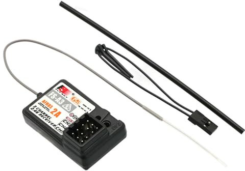 FS-A3 AFHDS 2A 2.4G 3CH Ricevitore 4.0-6.5V per RC Auto Barca Telecomando Compatibile con Flysky GT2E GT2G Trasmettitore