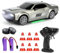 BuzzoXerex 1:20 RC Drift Car, 4WD Drift Auto Ferngesteuert, 15km/h RC Drift Auto, Mini Drift Car mit Unterbodenlicht und Straßensperren, Tabletop Drift RC Car für Kinder ab 8+ Jahre (Grau)