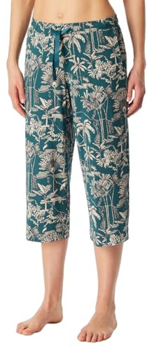 Schiesser Damen Schlafhose 3/4 lang Modal Jersey - Mix + Relax