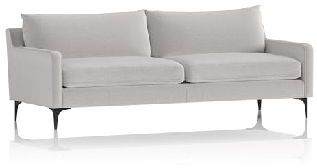 Dynamic Emmy Cushioned 3 Seater Sofa Light Grey