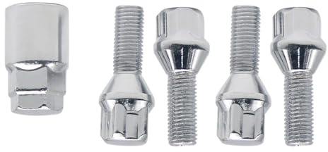Boulons D'automobile Compatible Avec BMW Pour E21 E30 E46 1981-2010 4 Pièces Vis Pneu Roue Voiture Boulons Cosse Écrous Goujons Accessoires Pièces Rechange
