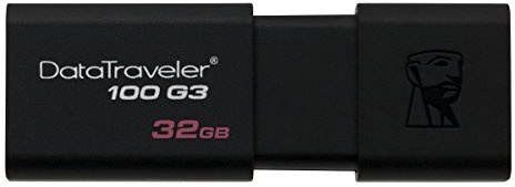Kingston Digital KW-U713202-8A DataTraveler 100 G3 USB 3.0 Flash-Laufwerk, 2 Stück