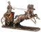 Veronese Design Nofretete Ägyptische Königin fahrendes Pferd gezeichnete Chariot-Statue