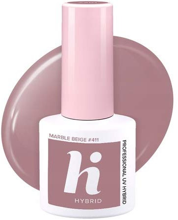 HI HYBRID #411 Nagellack MARBLE BEIGE 5ml