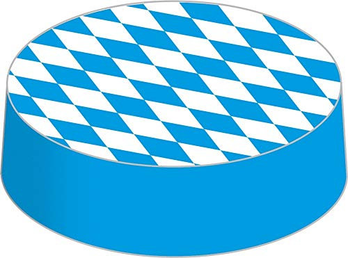 Sovie HORECA Glasabdeckungen aus hochwertigem Karton | PaperCap Trinkschutz Biergarten Gartenfest | 200 Stück | Bayern/Bavaria (Ø 86 mm)