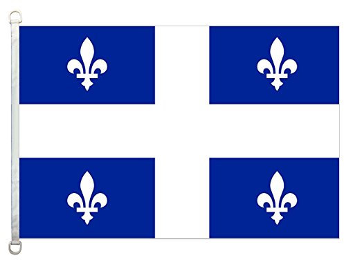 Bandiera Nulla Quebec, 90 x 150 cm, 100% poliestere, striscione, stampa digitale.