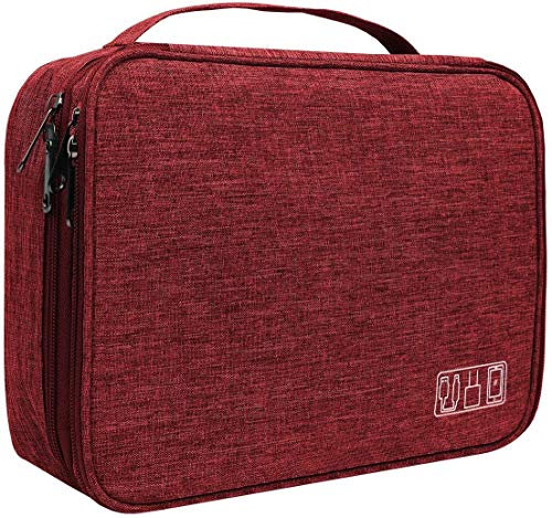 OliviaLiving Elektronik-Organizer, Jelly Comb Elektronisches Zubehör Kabel Organizer Tasche wasserdichte Reise Kabel Aufbewahrungstasche für Ladekabel Power Bank iPad