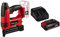 Einhell Cloueuse sans fil TE-CN 18 Li-Solo Power X-Change (li-ion, 18V, combiné agrafeuse + cloueuse, jusqu’à 20 coups par minute, incl. 300 clous et 300 agrafes) avec Chargeur et Batterie 2,5Ah