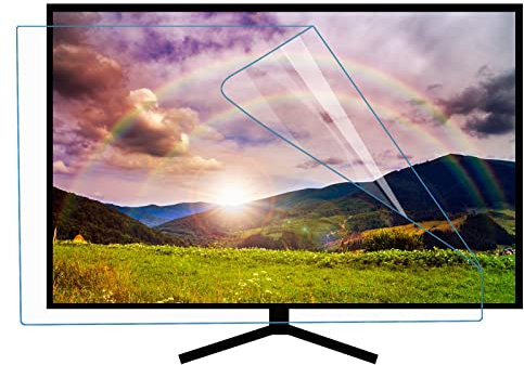 FEEZC Protector De Pantalla OLED De TV De 48-55 Pulgadas, Anti Luz Azul, Película Antideslumbrante Mate/HD, Lesión Anti-Rayado, Compatible con LCD, Led, 4k OLED, QLED,HD-48inch(1056x596mm)